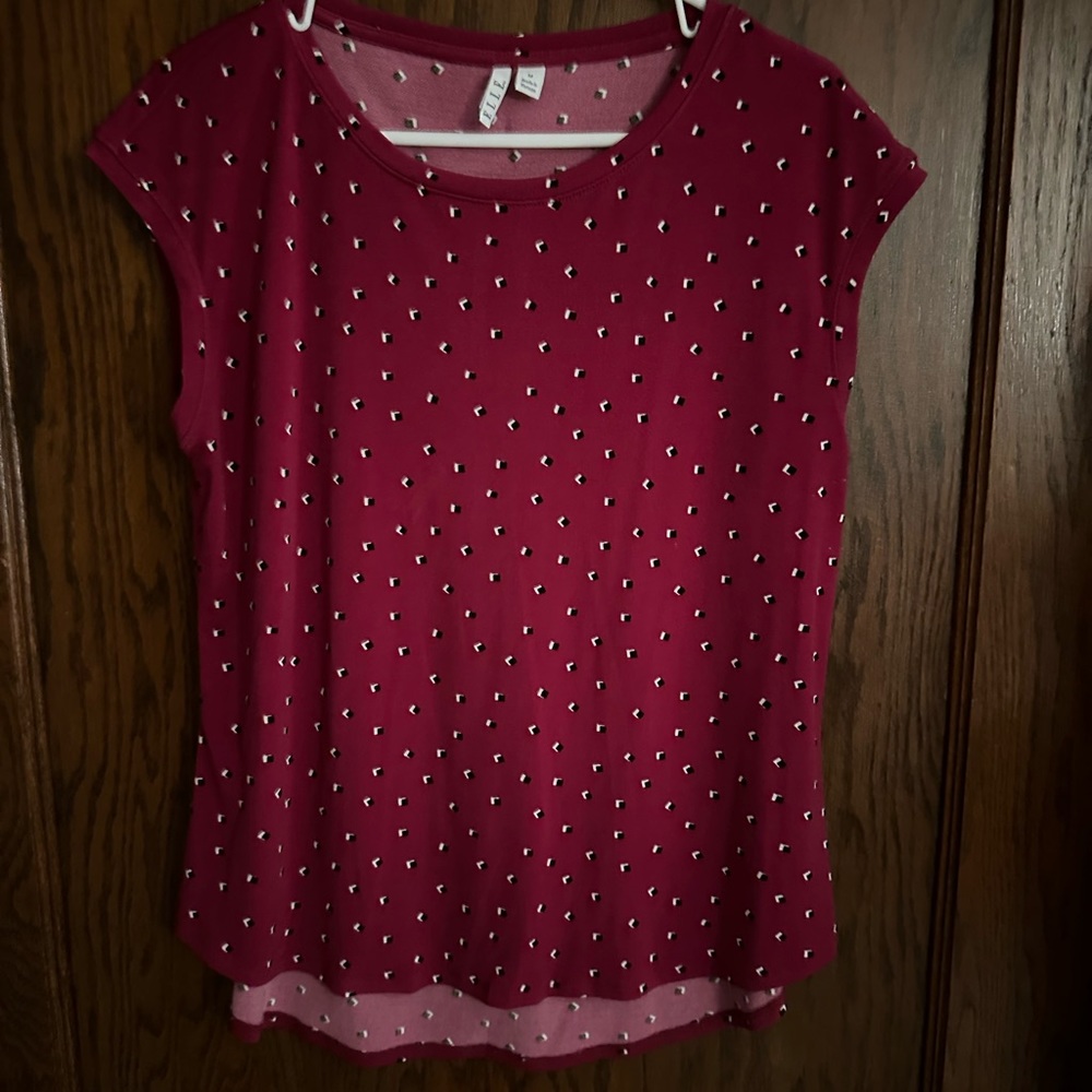 Women’s business casual short sleeve blouse